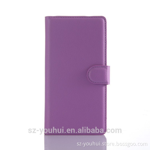 Latest version flip wallet cover case for Sony Xperia Z5